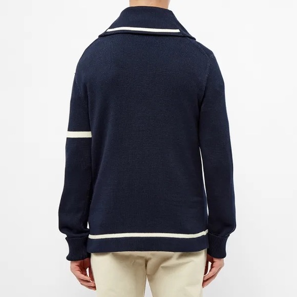 Polo Ralph Lauren The Tiger Varsity P Letterman Shawl Cardigan Sweater Men’s NWT - Picture 4 of 8